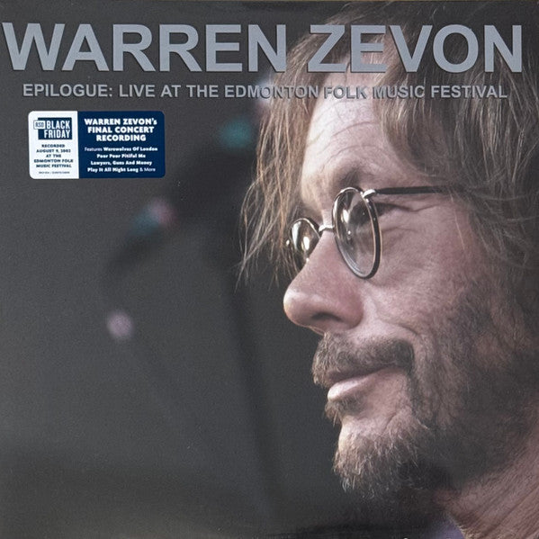 Warren Zevon : Epilogue: Live At The Edmonton Folk Music Festival (LP + LP, S/Sided, Etc + RSD)