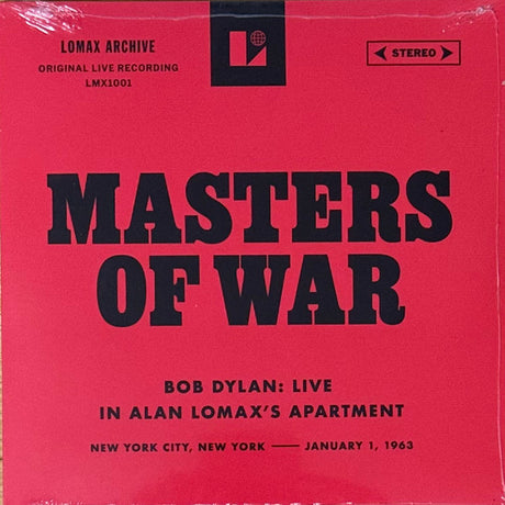 Bob Dylan : Masters Of War (Live In Alan Lomax's Apartment) (7", RSD, Num)