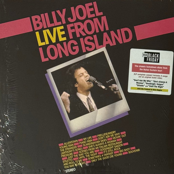 Billy Joel : Live From Long Island (3xLP, RSD)