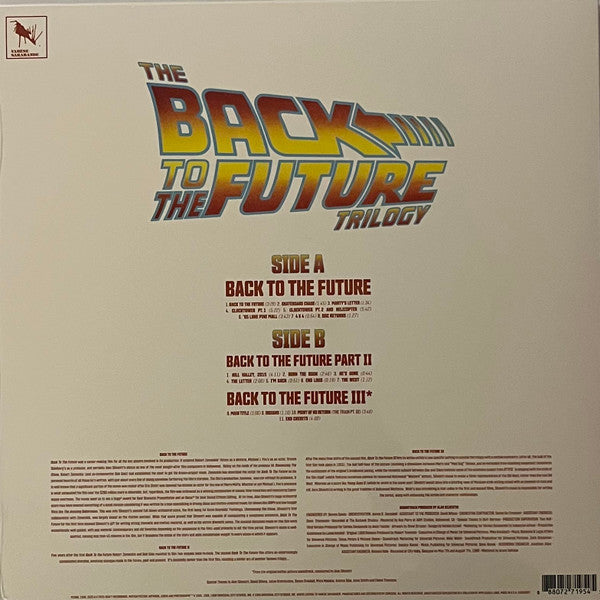 Alan Silvestri : The Back To The Future Trilogy (LP, RSD, "Do)