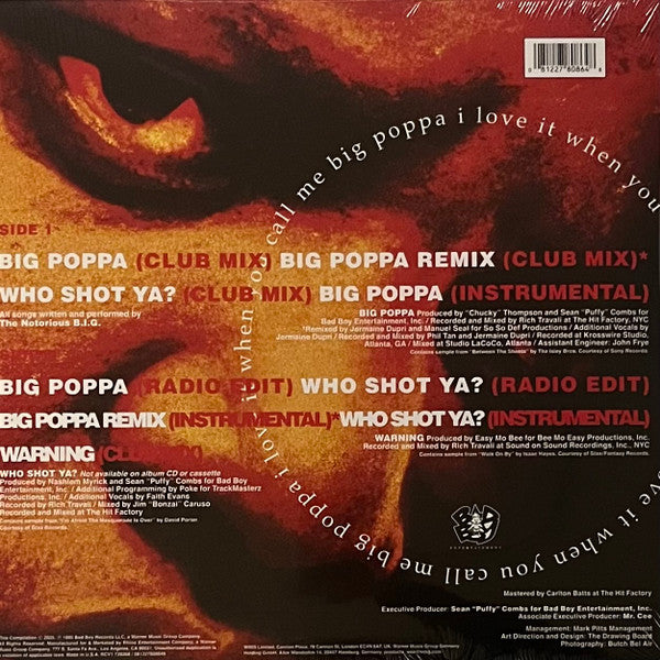 The Notorious B.I.G.* : Big Poppa (Remix) (12", RSD, Single, Red)