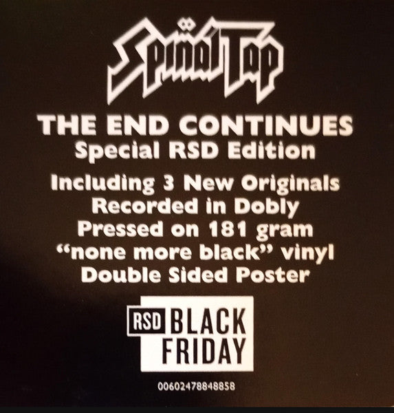 Spinal Tap : The End Continues (LP, Album, Ltd, Num, Bla)