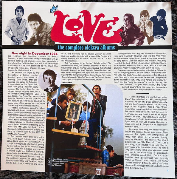 Love : Love - The Complete Elektra Albums (LP, Album, RE + LP, Album, RE + LP, Album, RE + LP)