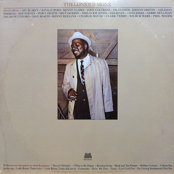 Thelonious Monk : The Thelonious Monk Memorial Album (2xLP, Comp, Mono, Gat)