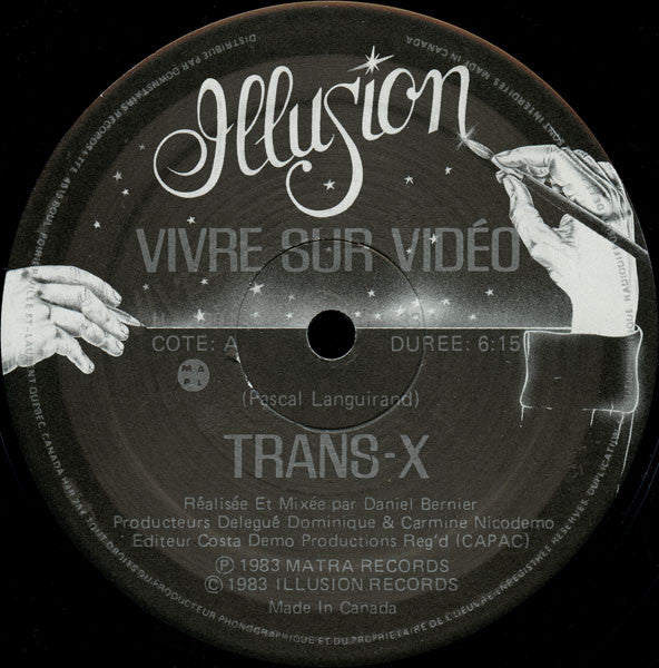 Trans-X : Vivre Sur Vidéo / Living On Video (12")