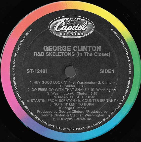 George Clinton : R&B Skeletons In The Closet (LP, Album)