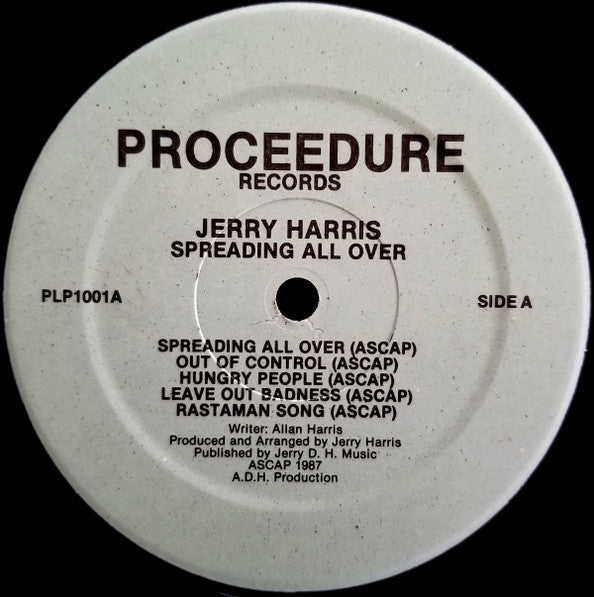Jerry Harris : Spreading All Over (LP, Album)
