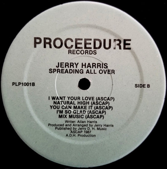 Jerry Harris : Spreading All Over (LP, Album)