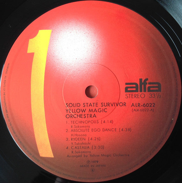 Yellow Magic Orchestra = Yellow Magic Orchestra : Solid State Survivor = ソリッド・ステイト・サヴァイヴァー (LP, Album, 3rd)