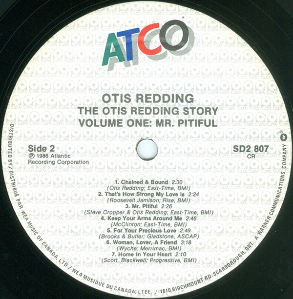 Otis Redding : The Otis Redding Story (Volume One: Mr. Pitiful) (2xLP, Comp)