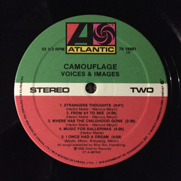 Camouflage : Voices & Images (LP, Album)