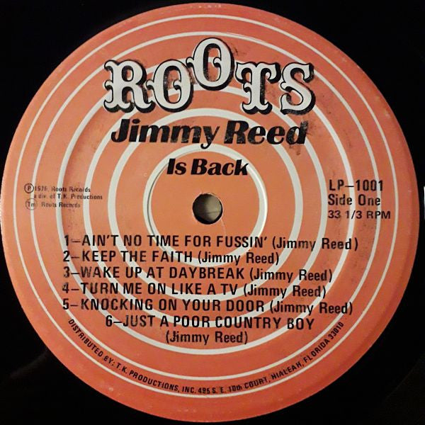 Jimmy Reed : Is Back (LP, Album)
