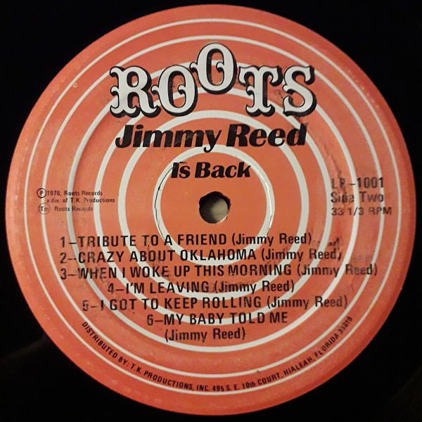 Jimmy Reed : Is Back (LP, Album)