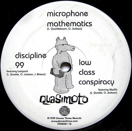 Quasimoto : Microphone Mathematics (12", RP)