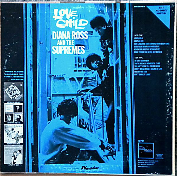 The Supremes : Love Child (LP, Album)