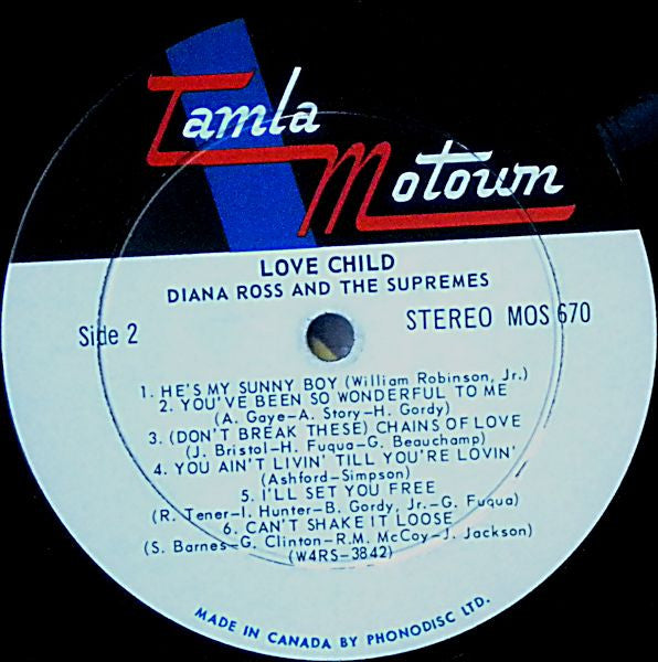 The Supremes : Love Child (LP, Album)