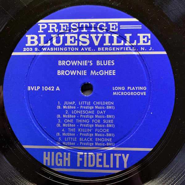 Brownie McGhee : Brownie's Blues (LP, Album, Mono)