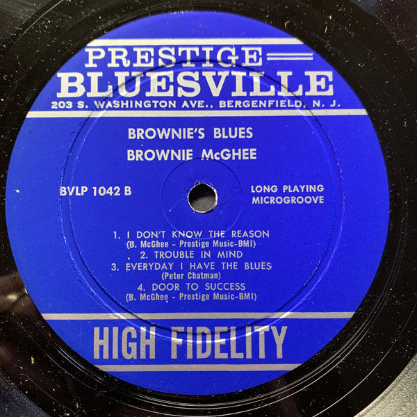 Brownie McGhee : Brownie's Blues (LP, Album, Mono)