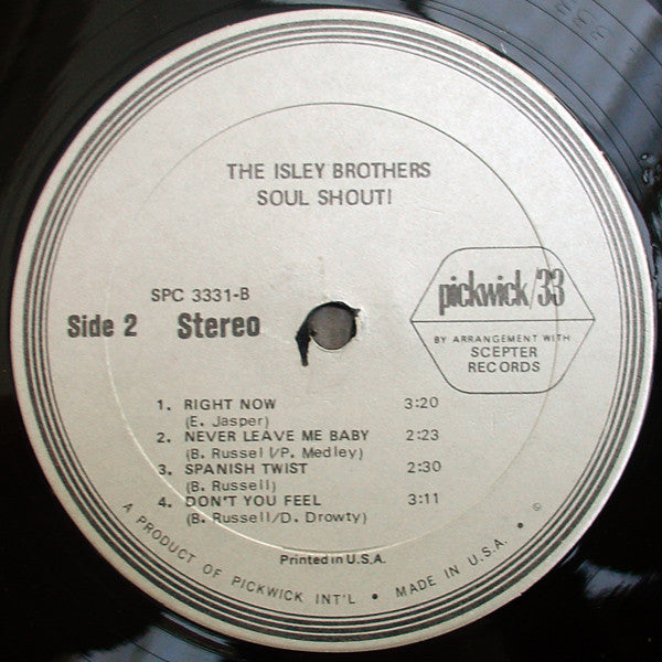 The Isley Brothers : Soul Shout! (LP, Comp)