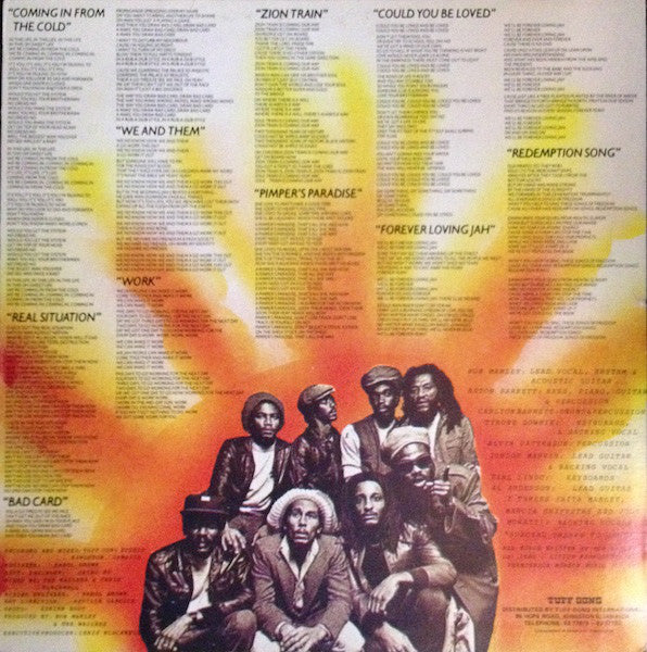 Bob Marley & The Wailers : Uprising (LP, Album)