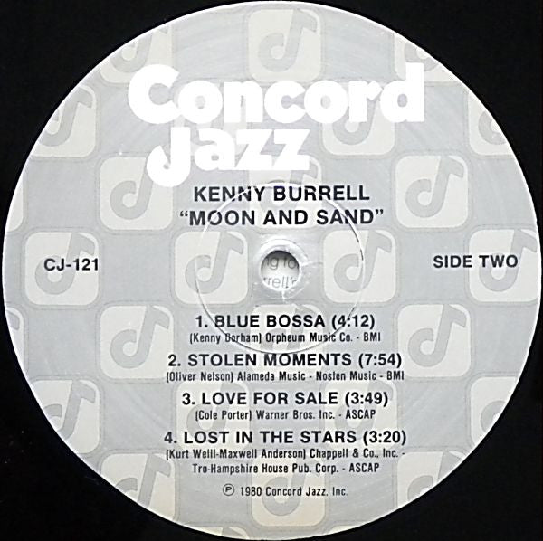 Kenny Burrell : Moon And Sand (LP, Album)