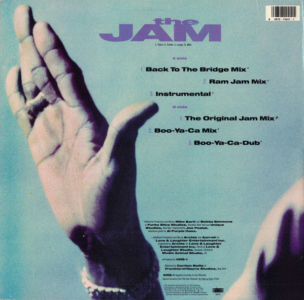 Shabba Ranks Featuring KRS-One : The Jam (12")