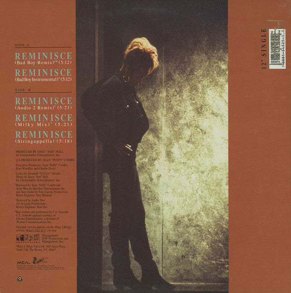 Mary J. Blige : Reminisce (12", Single)