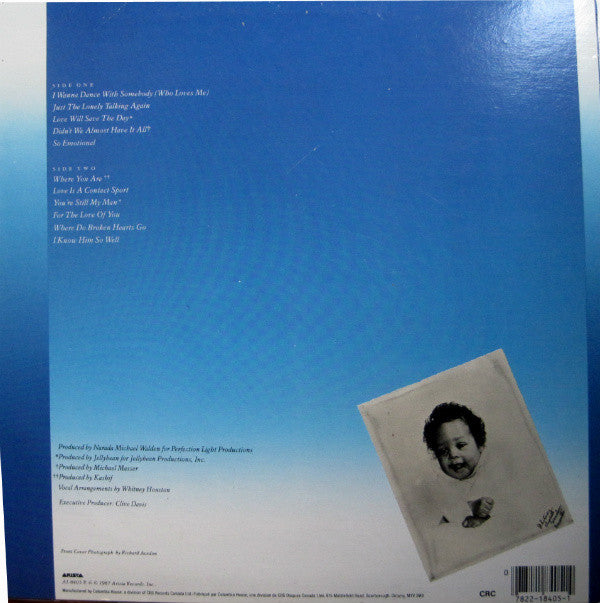 Whitney Houston : Whitney (LP, Album, Club)
