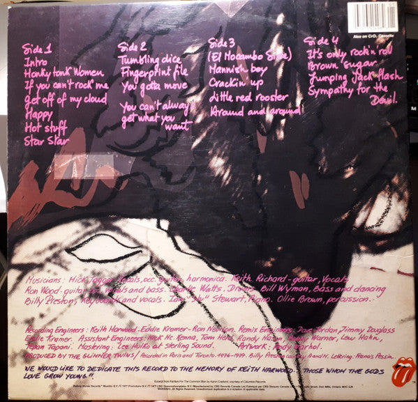 The Rolling Stones : Love You Live (2xLP, Album, Gat)