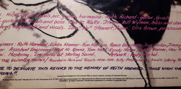 The Rolling Stones : Love You Live (2xLP, Album, Gat)