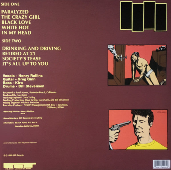 Black Flag : In My Head (LP, Album, RP)