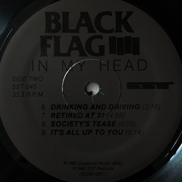 Black Flag : In My Head (LP, Album, RP)