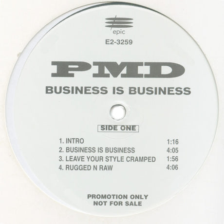 PMD : Bu$ine$$ I$ Bu$ine$$ (2xLP, Album, Promo)