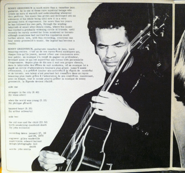 Sonny Greenwich / Don Thompson (2) : The Old Man And The Child / Love Song For A Virgo Lady (LP, Album, Gat + LP, Album)