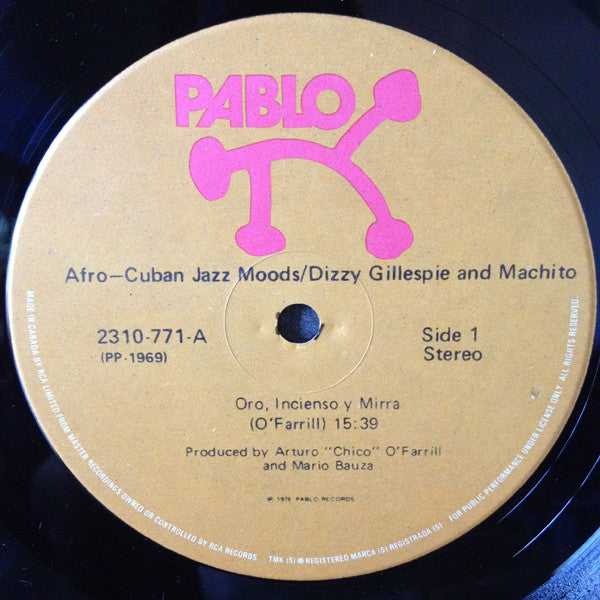 Dizzy Gillespie Y Machito : Afro-Cuban Jazz Moods (LP, Album)