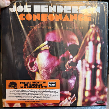 Joe Henderson : Consonance: Live At The Jazz Showcase (3xLP, RSD, Ltd, Num)