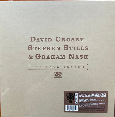 David Crosby, Stephen Stills & Graham Nash : The Solo Albums (LP, Album, RE + LP, Album, RE + LP, Album, RE + LP)