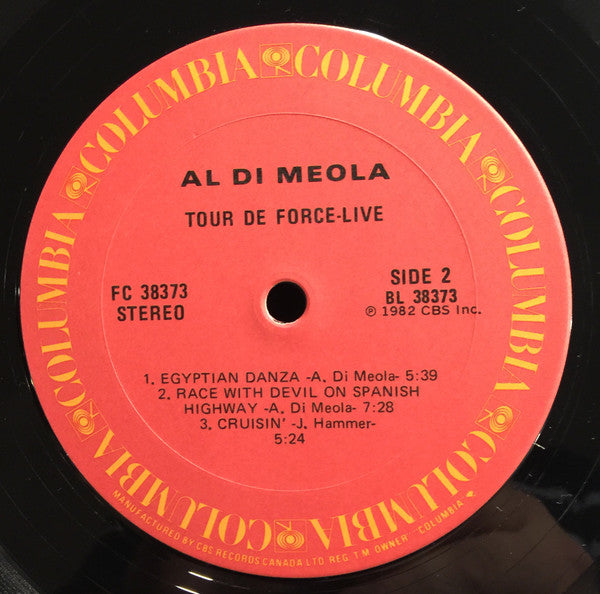 Al Di Meola : Tour De Force - "Live" (LP, Album)