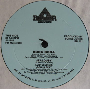 Bora Bora (3) : Jealousy (12")