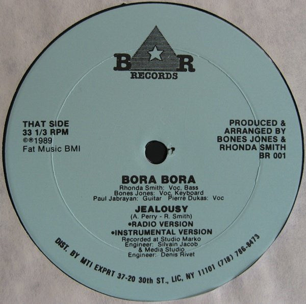 Bora Bora (3) : Jealousy (12")