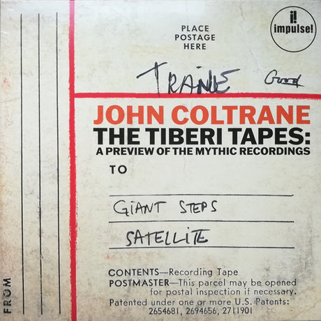 John Coltrane : The Tiberi Tapes: A Preview Of The Mythic Recordings (12", EP, RSD, Mono)