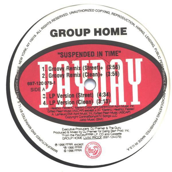 Group Home : Suspended In Time (12")