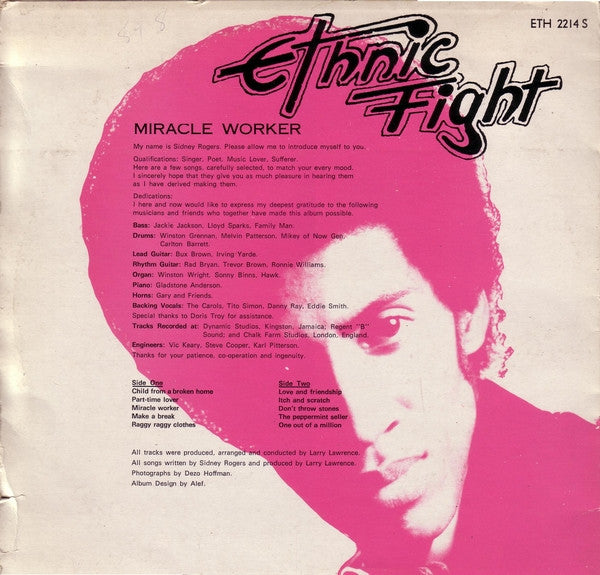 Sidney Rogers : Miracle Worker (LP, Album, Vio)