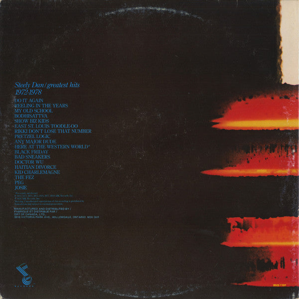 Steely Dan : Steely Dan/Greatest Hits (2xLP, Comp, Gat)