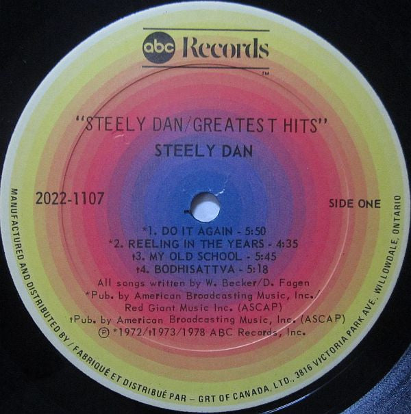 Steely Dan : Steely Dan/Greatest Hits (2xLP, Comp, Gat)