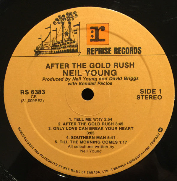 Neil Young : After The Gold Rush (LP, Album, RE, Cin)