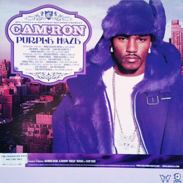 Cam'ron : Purple Haze (2xLP, Album, Pur)