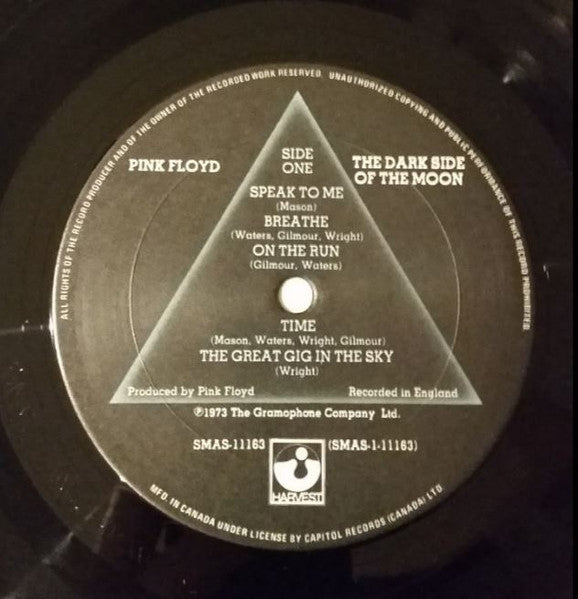 Pink Floyd : The Dark Side Of The Moon (LP, Album, RE, Gat)