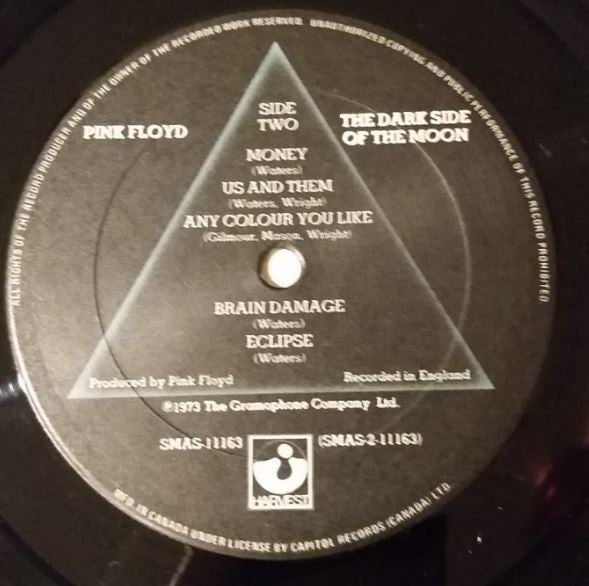 Pink Floyd : The Dark Side Of The Moon (LP, Album, RE, Gat)