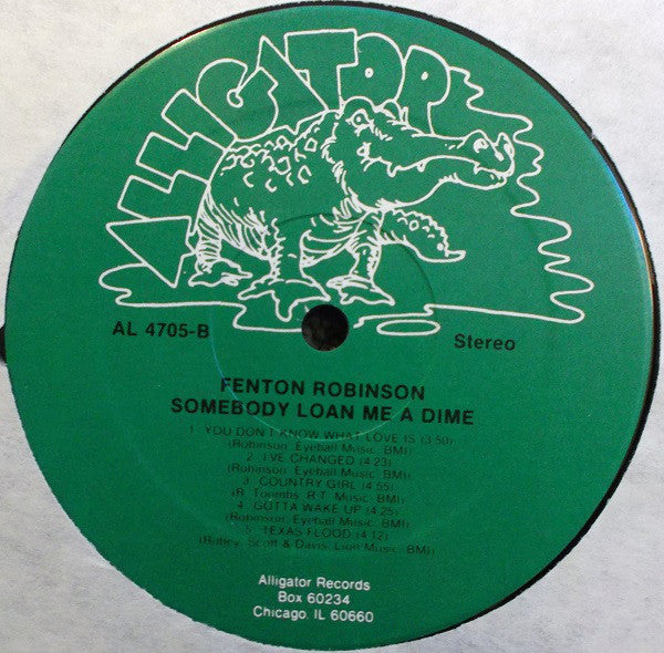 Fenton Robinson : Somebody Loan Me A Dime (LP, Album, RE, Gre)